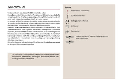 2023-2024 DS Automobiles DS 9 Owner's Manual | German