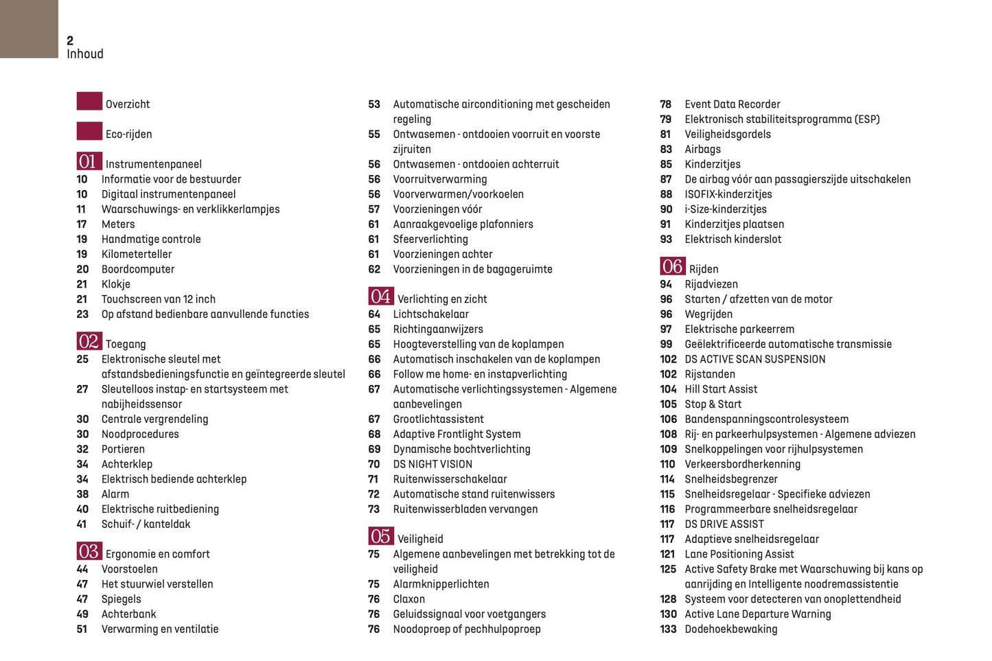 2024-2025 DS Automobiles DS 9 Owner's Manual | Dutch
