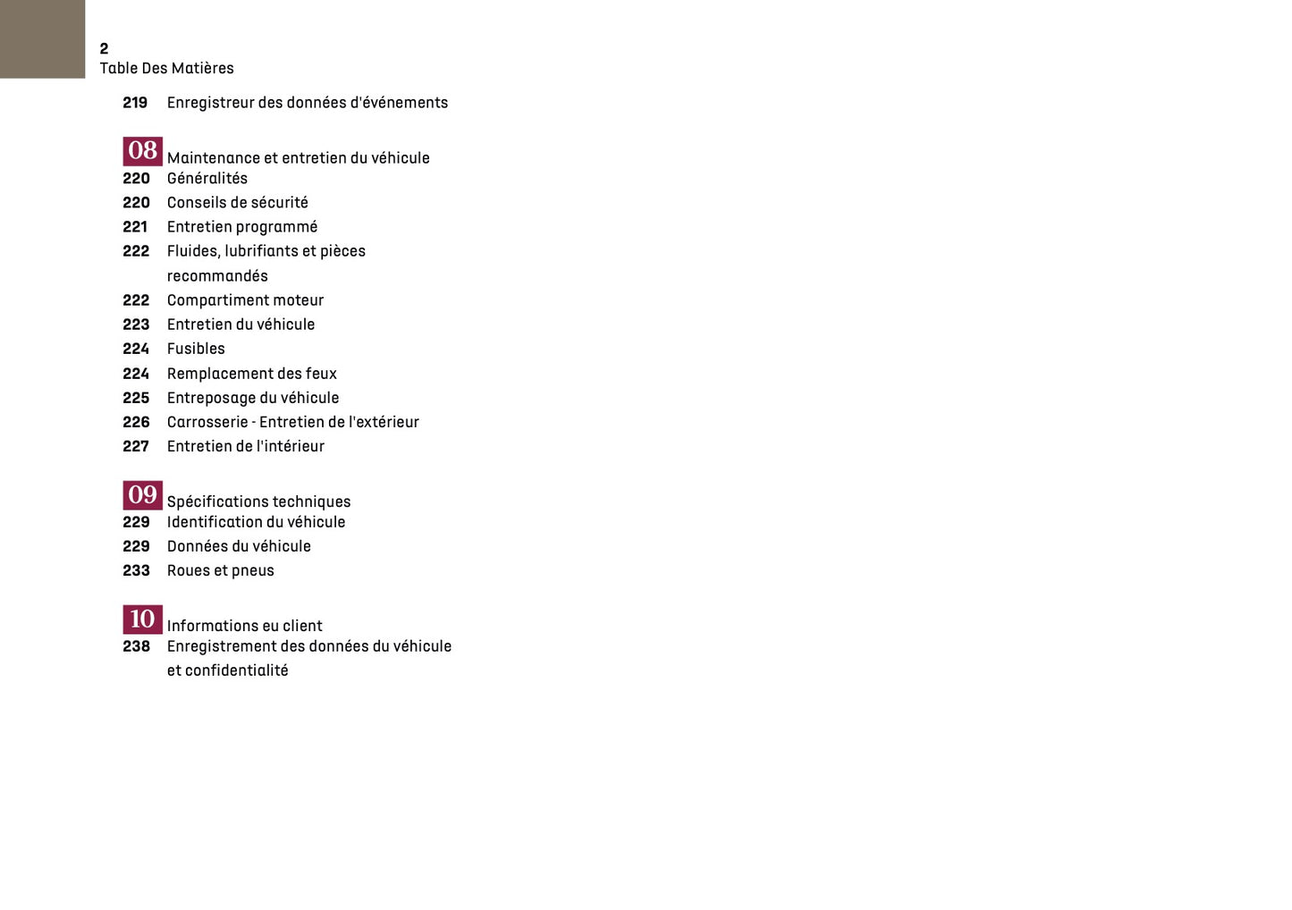 2025 DS Automobiles N8 Owner's Manual | French