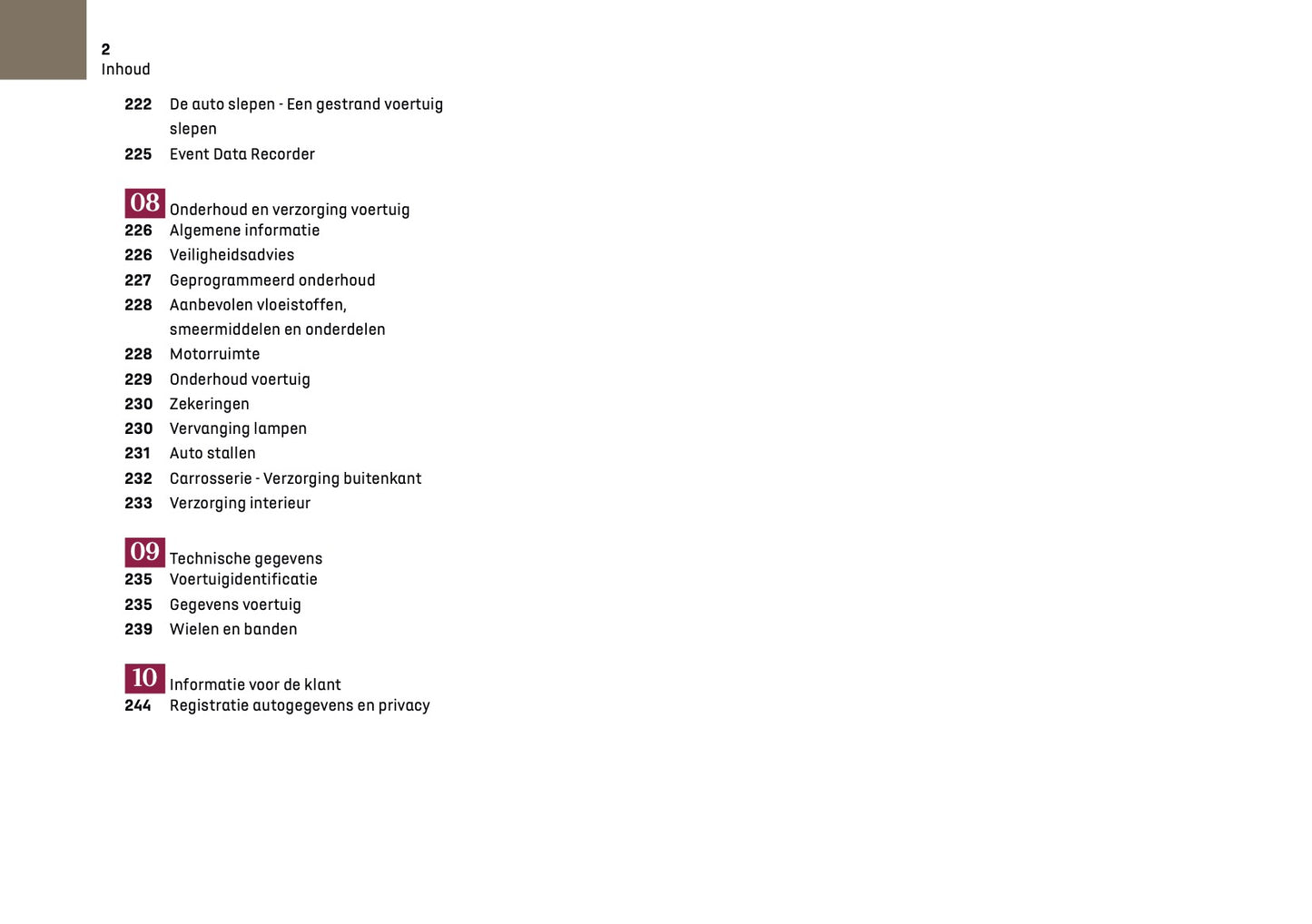 2025 DS Automobiles N8 Owner's Manual | Dutch