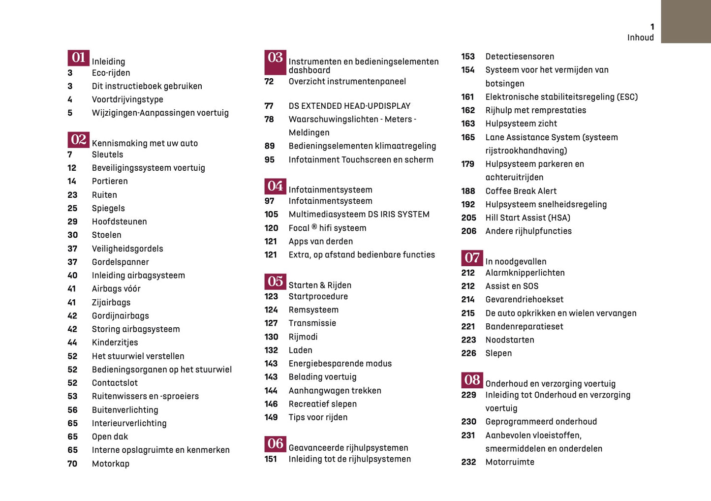 2026 DS Automobiles N8 Gebruikershandleiding | Nederlands