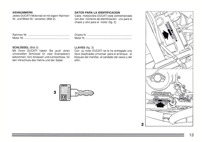 1991 Ducati 907 I.E. Gebruikershandleiding | Engels