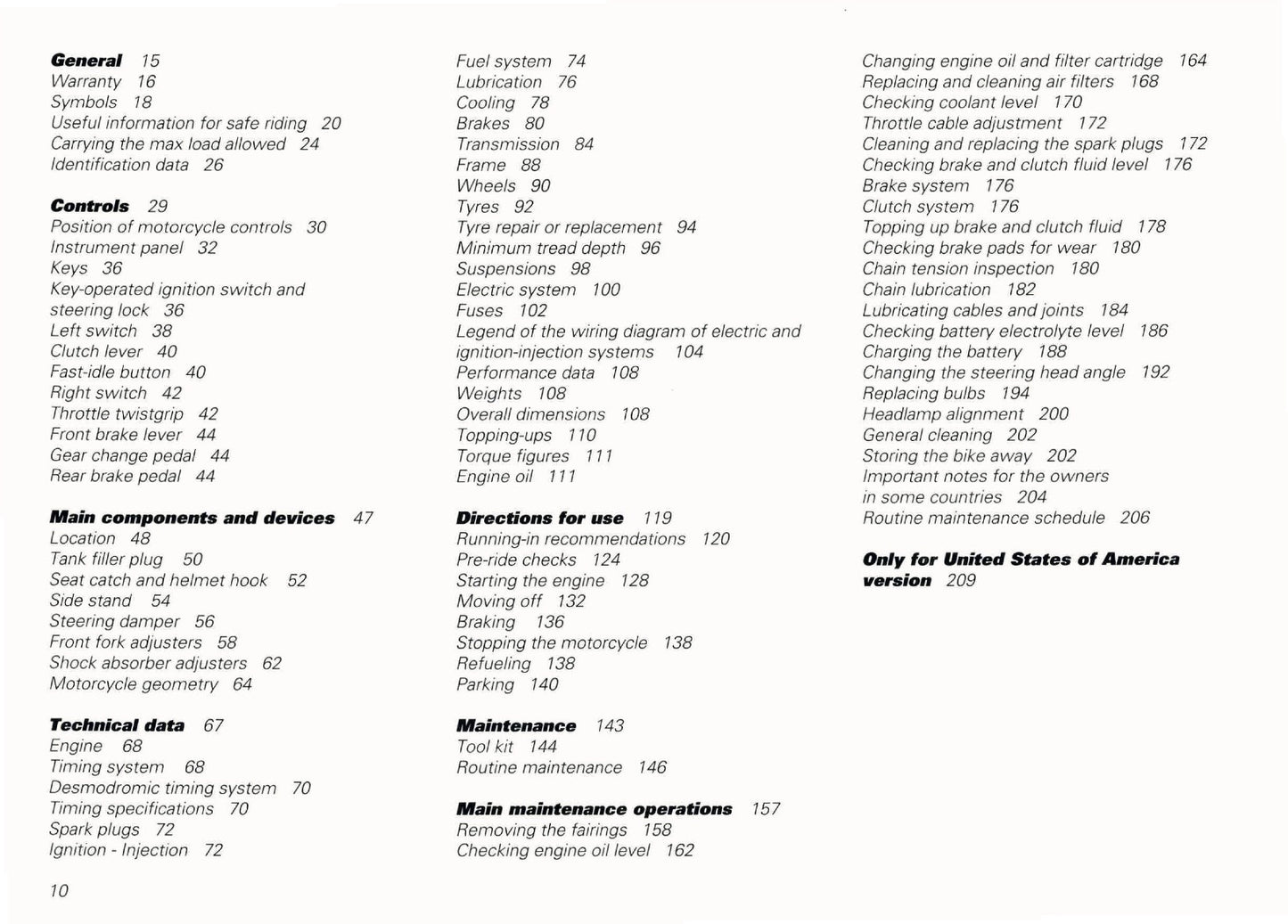 1998 Ducati 916/748 Owner's Manual | English