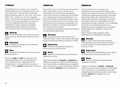 1998 Ducati 916/748 Owner's Manual | English