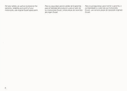 1998 Ducati 916/748 Owner's Manual | English