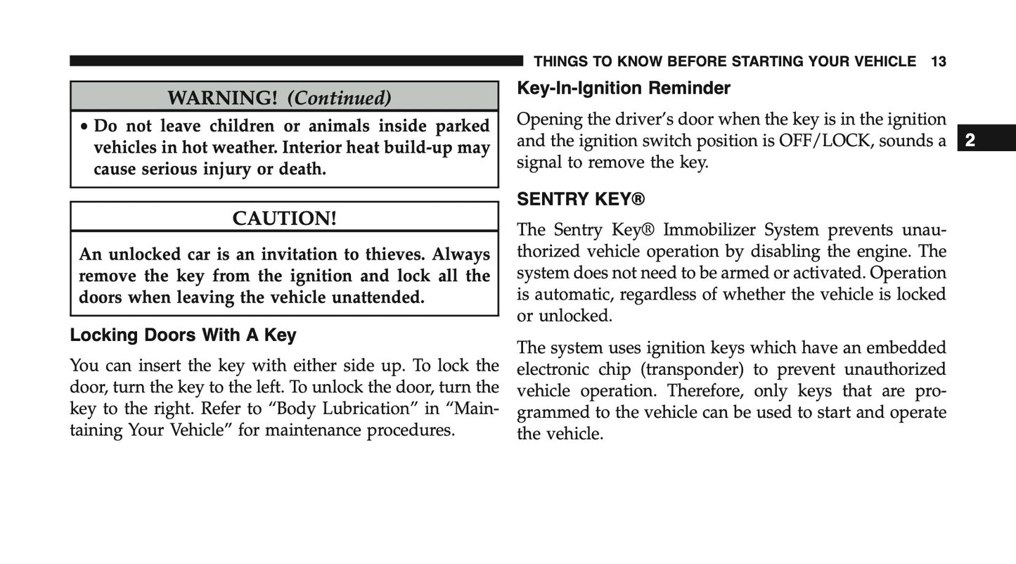 2014 Fiat 500 Abarth Owner's Manual | English