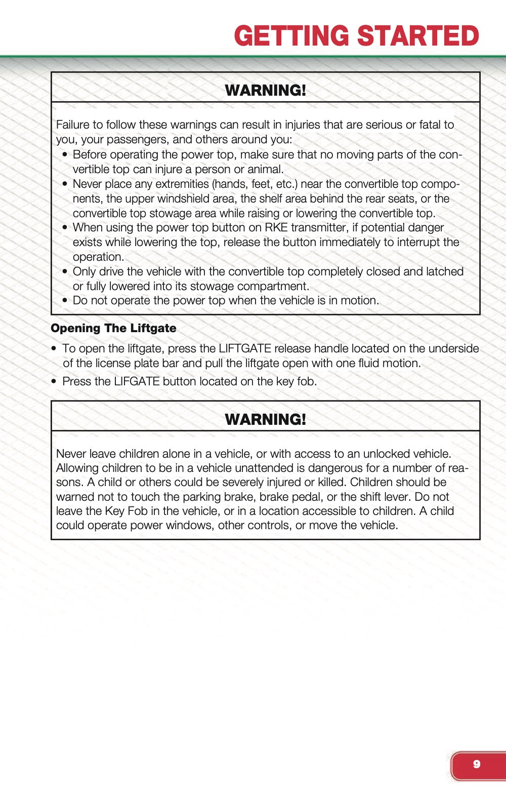 2014 Fiat 500 Abarth User Guide | English