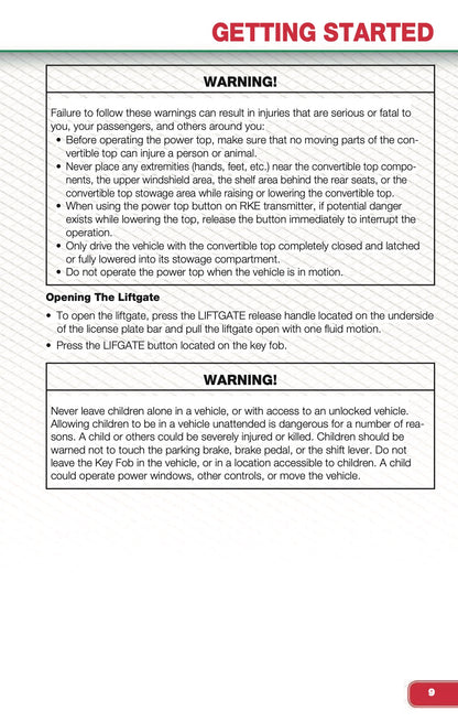 2014 Fiat 500 Abarth User Guide | English