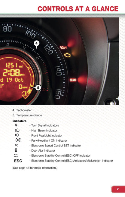 2014 Fiat 500 Abarth User Guide | English