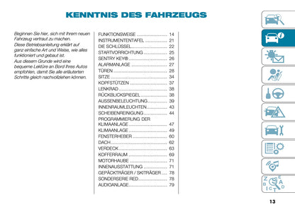 2025 Fiat 500e Owner's Manual | German