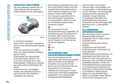 2025 Fiat 500e Owner's Manual | German