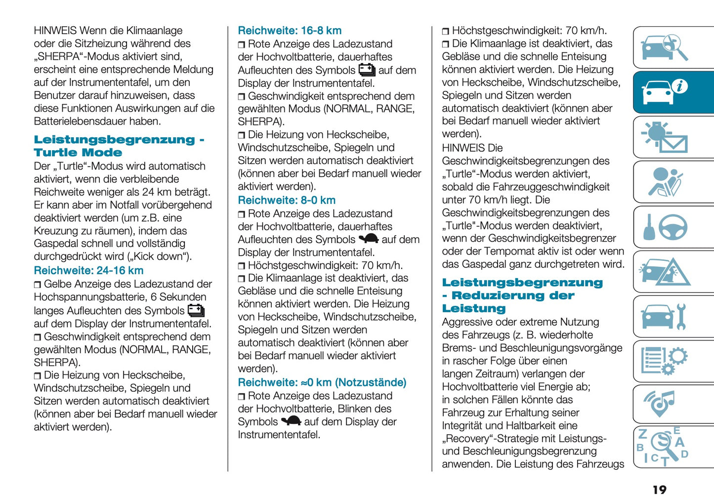 2025 Fiat 500e Owner's Manual | German