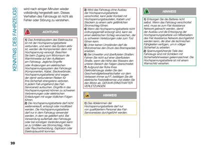 2025 Fiat 500e Owner's Manual | German