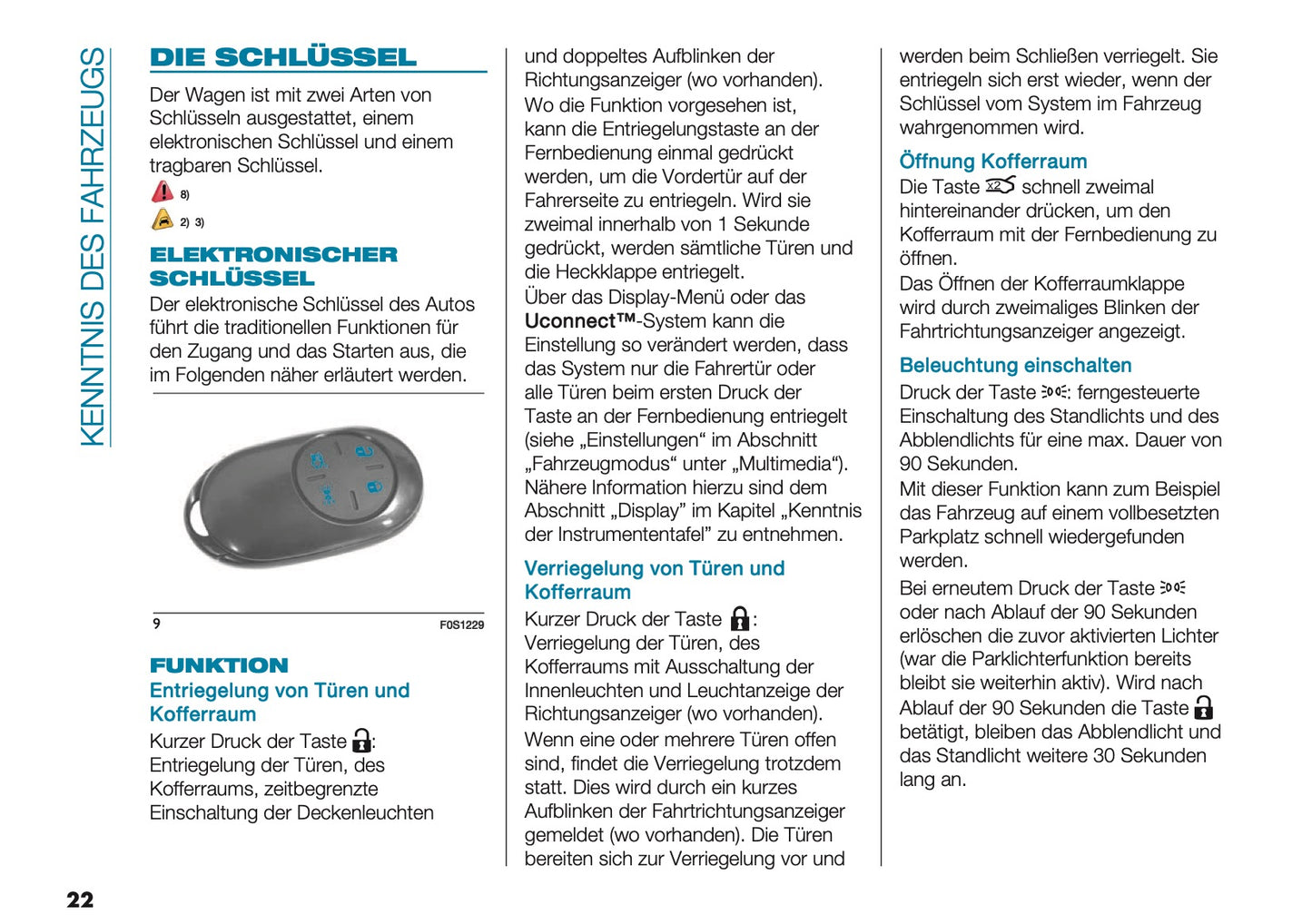 2025 Fiat 500e Owner's Manual | German