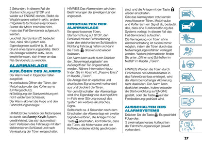 2025 Fiat 500e Owner's Manual | German