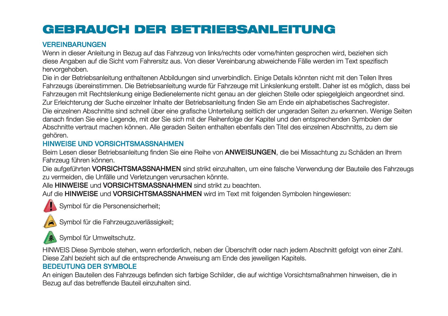 2025 Fiat 500e Owner's Manual | German