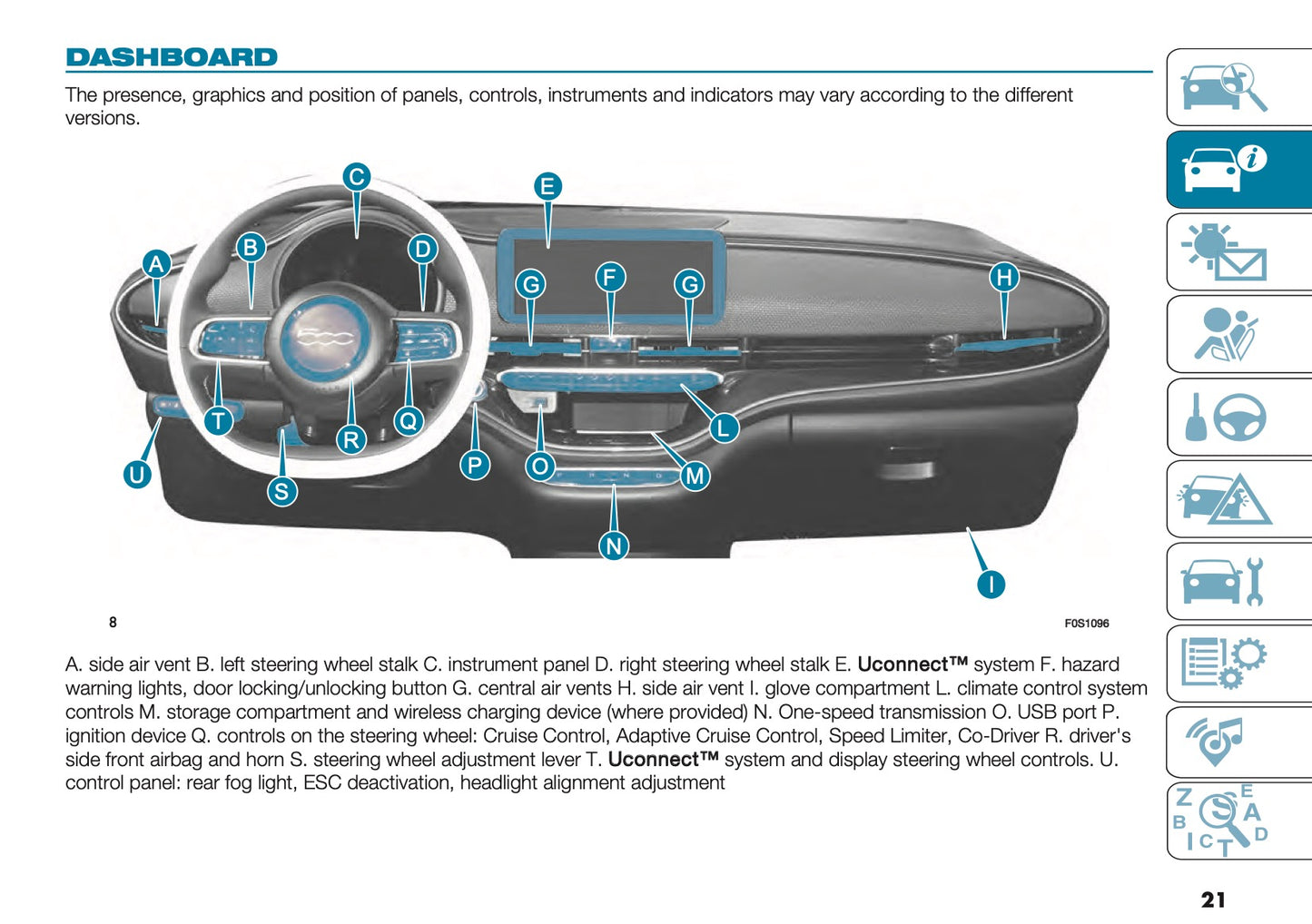 2022-2023 Fiat 500 Owner's Manual | English