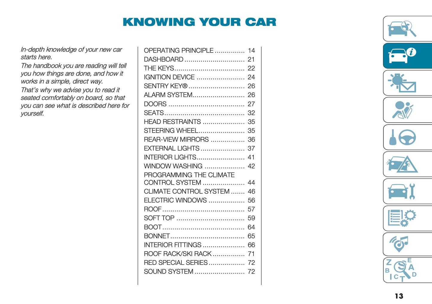 2025 Fiat 500e Owner's Manual | English