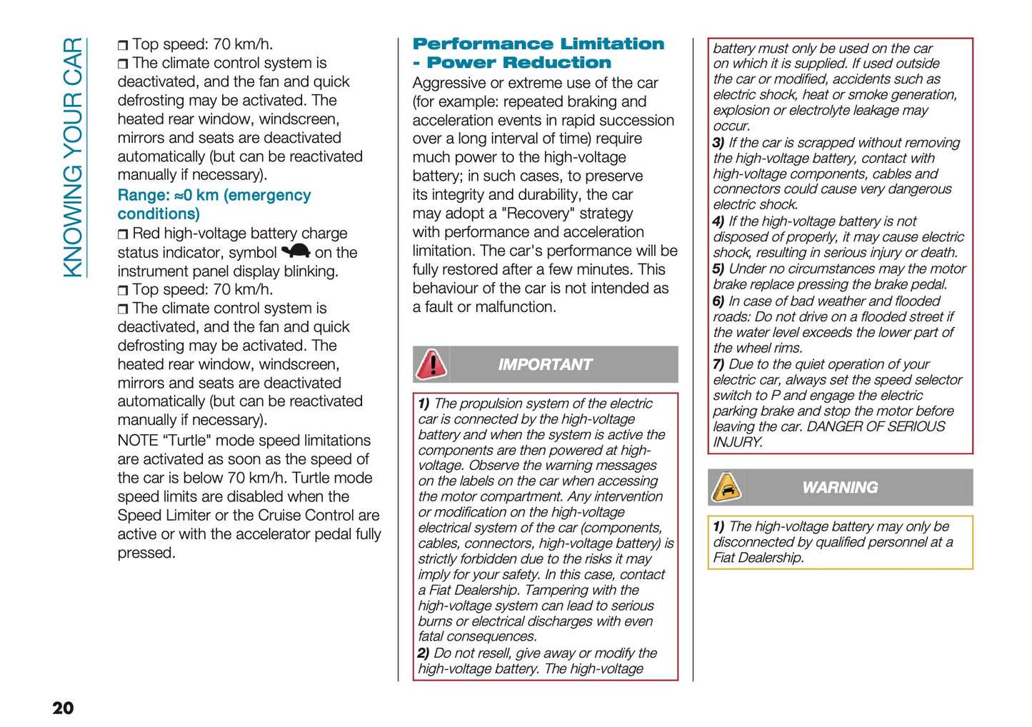 2026 Fiat 500 Owner's Manual | English