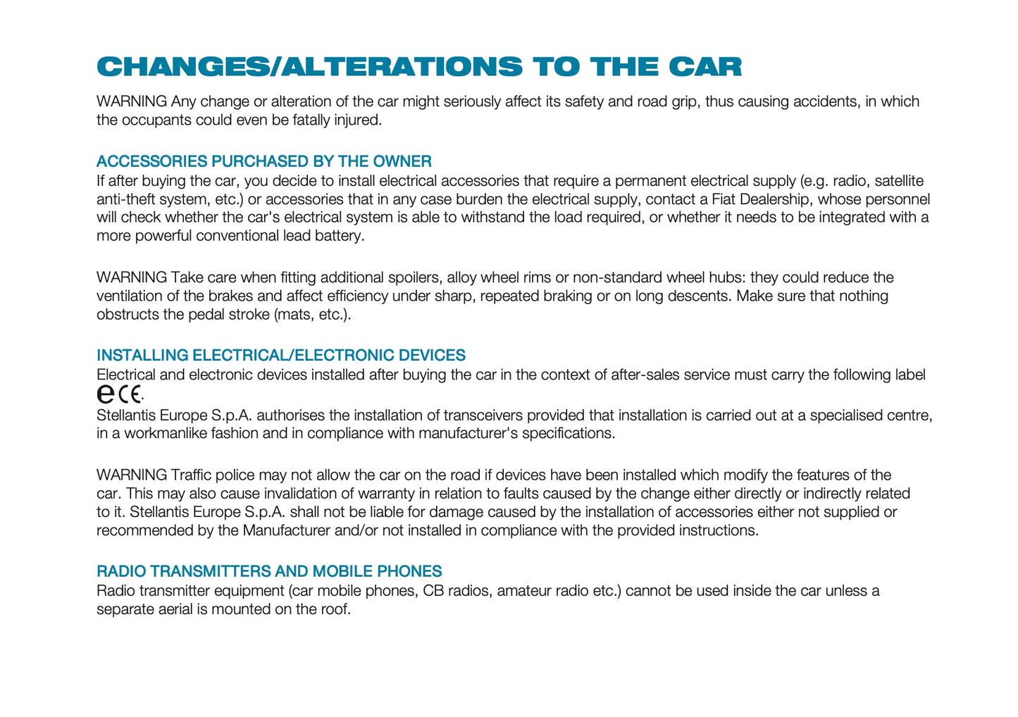 2026 Fiat 500 Owner's Manual | English