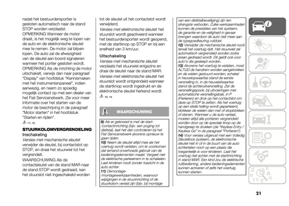 2022-2024 Fiat 500X Owner's Manual | Dutch