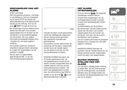 2022-2024 Fiat 500X Owner's Manual | Dutch