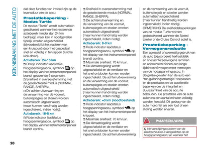 2022-2023 Fiat 500 Gebruikershandleiding | Nederlands