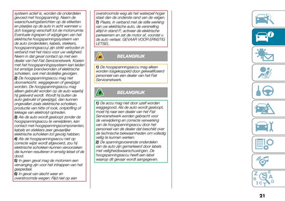 2022-2023 Fiat 500 Gebruikershandleiding | Nederlands