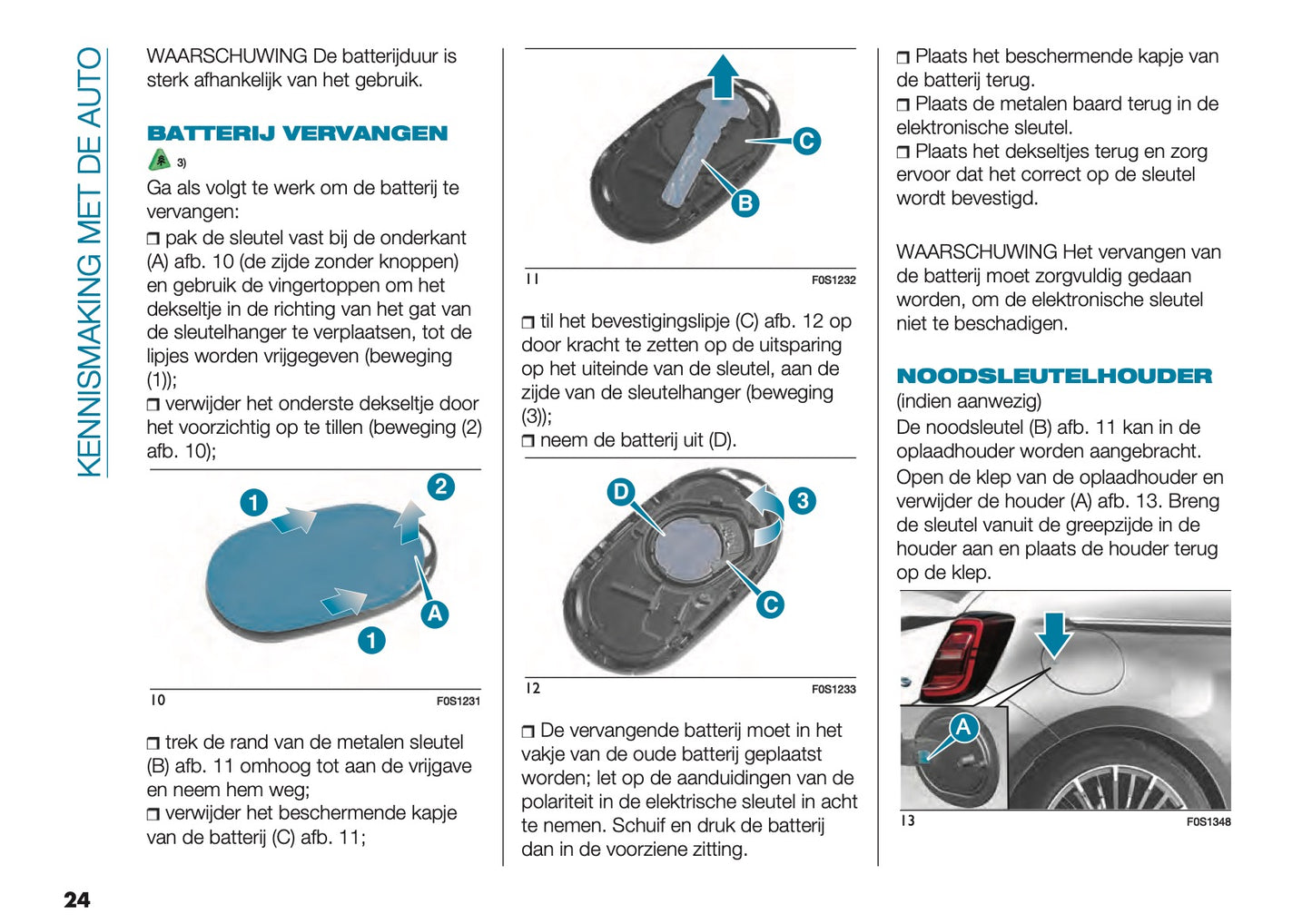2022-2023 Fiat 500 Gebruikershandleiding | Nederlands