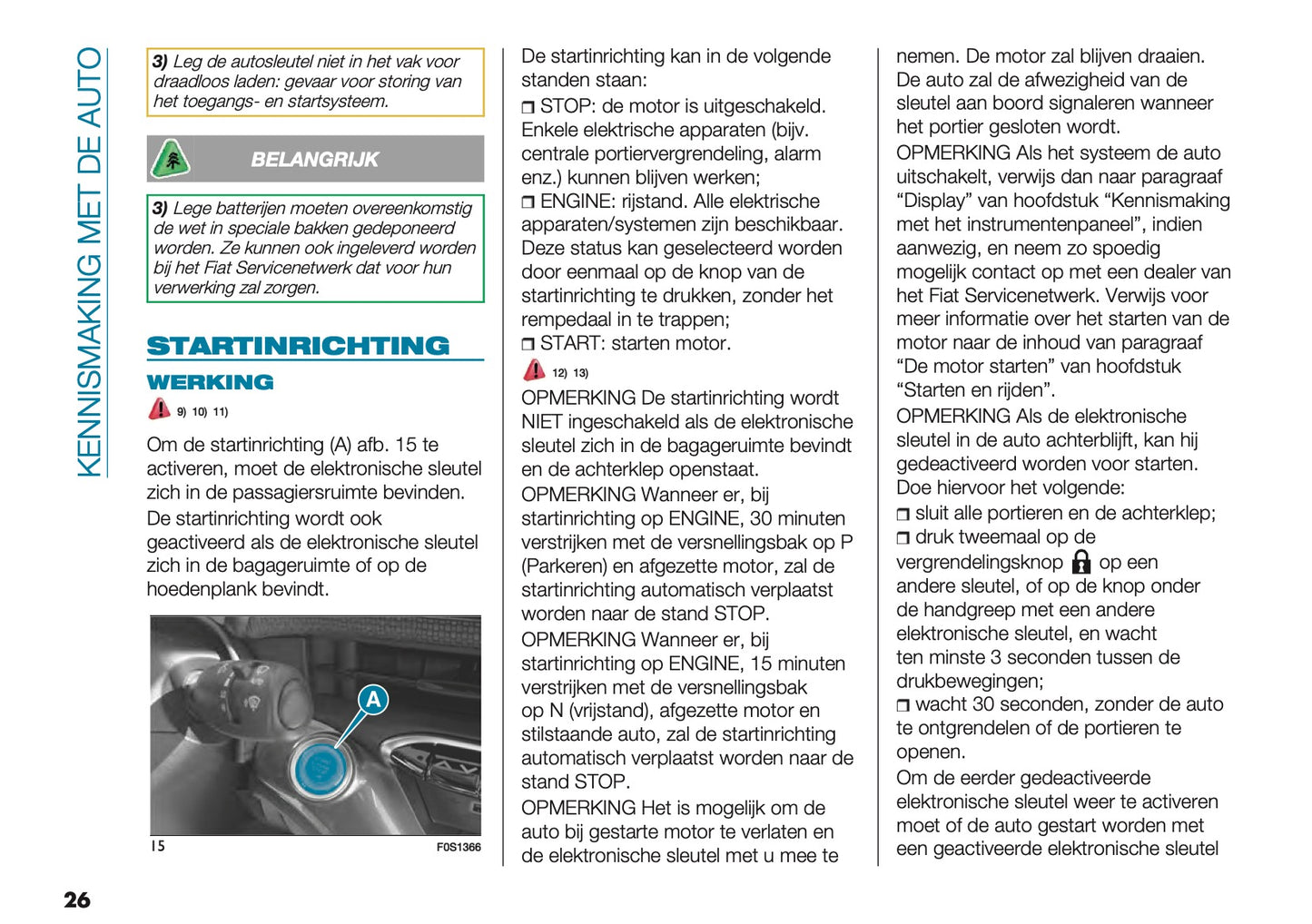 2022-2023 Fiat 500 Gebruikershandleiding | Nederlands