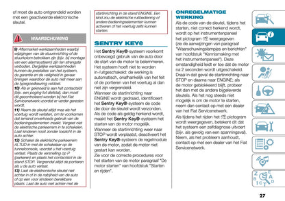 2022-2023 Fiat 500 Gebruikershandleiding | Nederlands