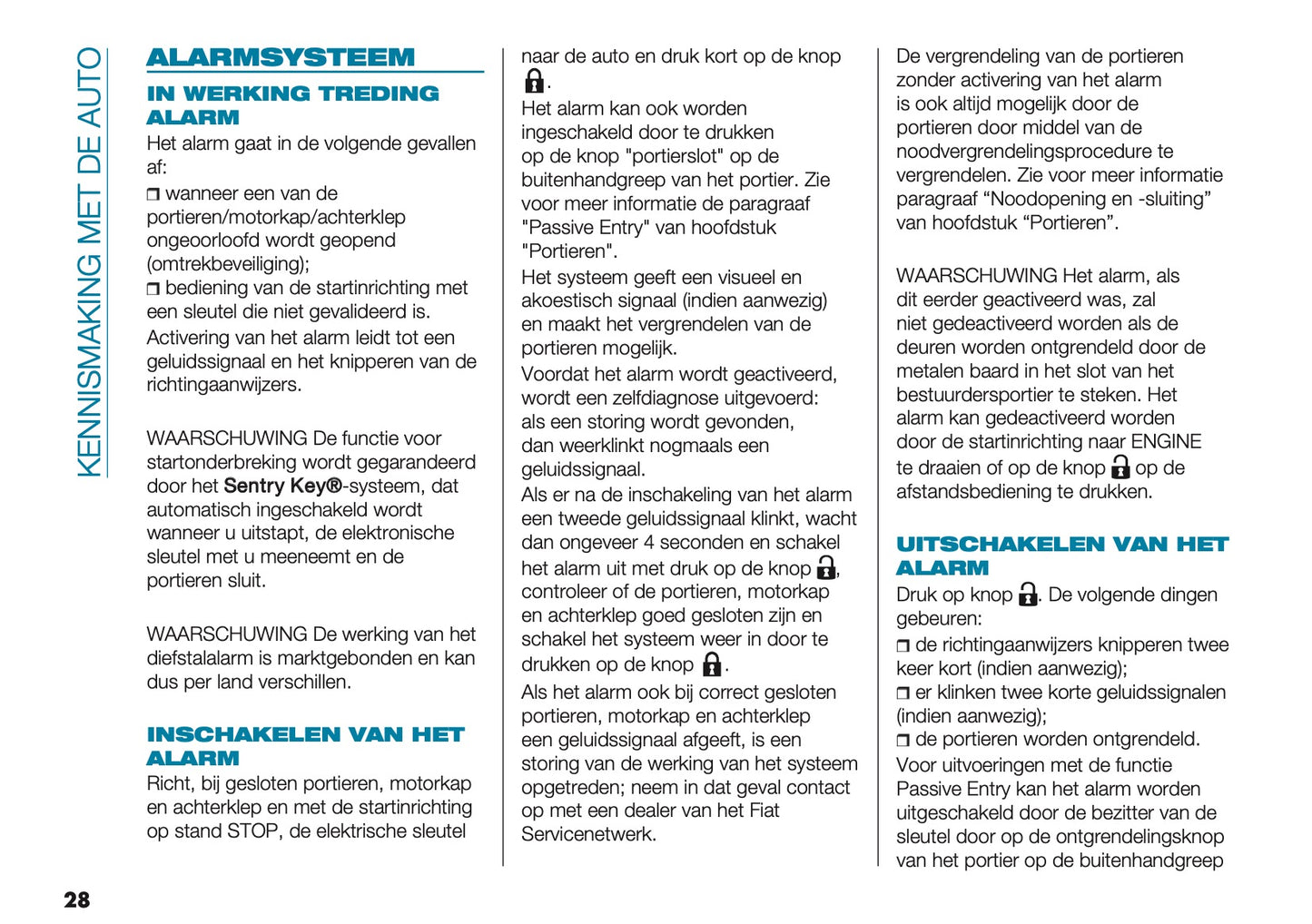 2022-2023 Fiat 500 Gebruikershandleiding | Nederlands