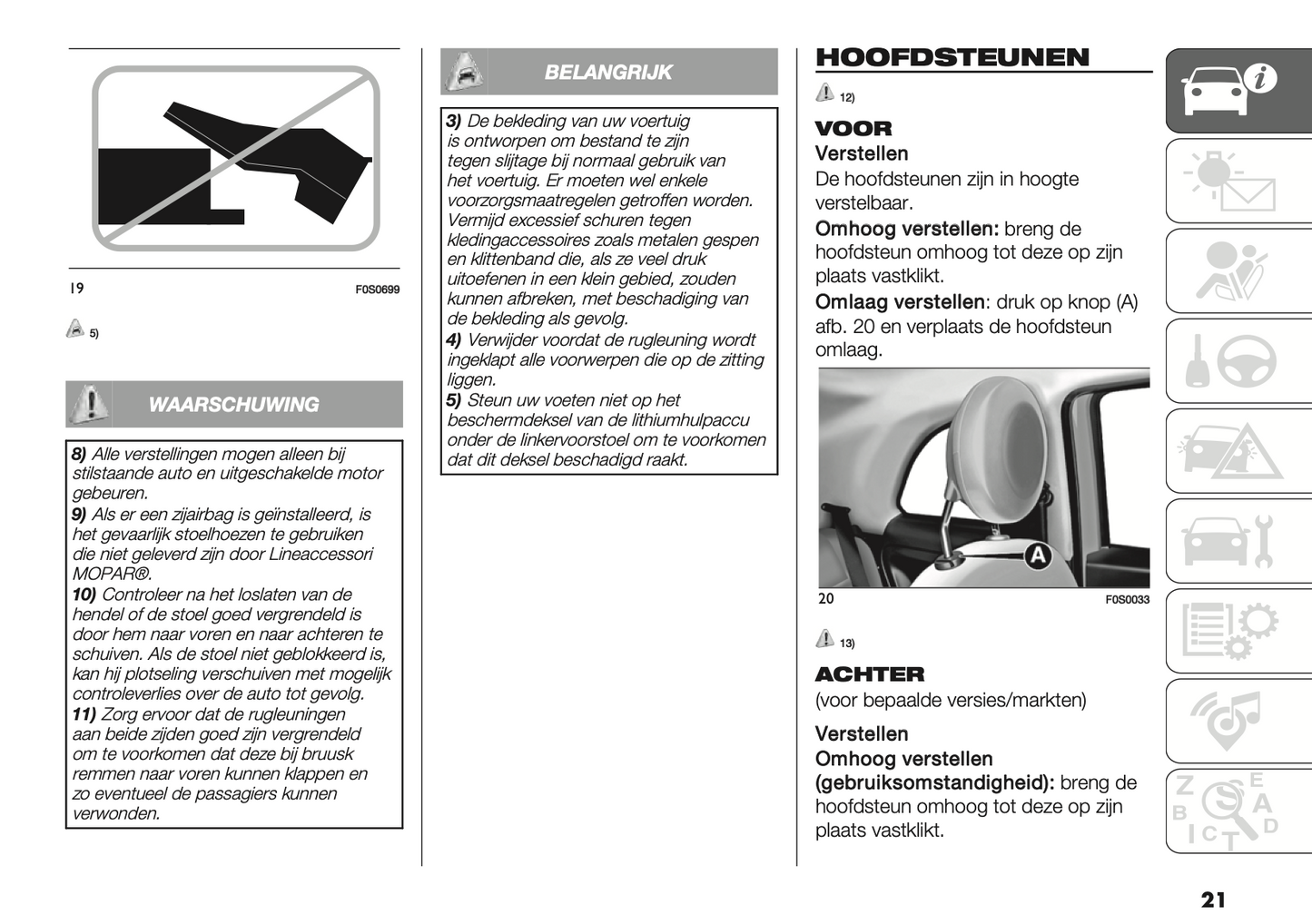 2023-2024 Fiat 500/500C Gebruikershandleiding | Nederlands