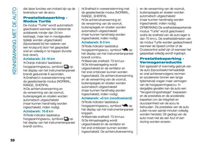 2025 Fiat 500e Gebruikershandleiding | Nederlands