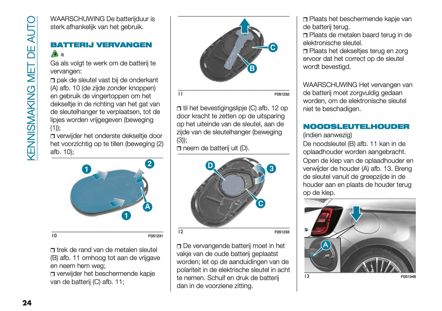 2025 Fiat 500e Gebruikershandleiding | Nederlands