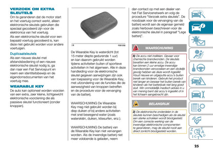 2025 Fiat 500e Gebruikershandleiding | Nederlands