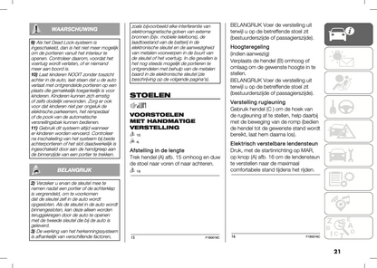 2020-2021 Fiat 500X Gebruikershandleiding | Nederlands