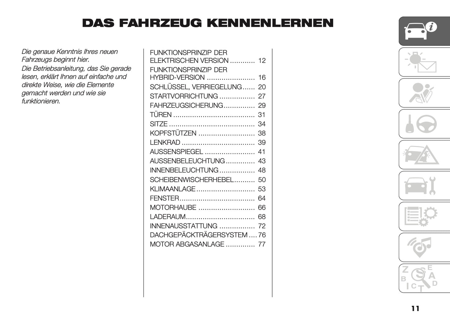 2026 Fiat 600 Owner's Manual | German