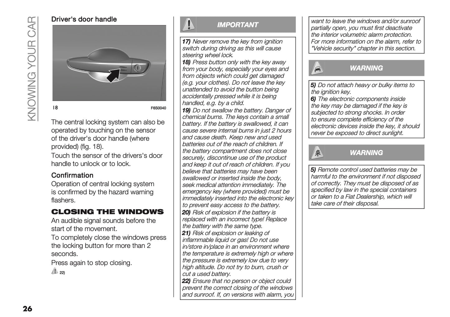 2026 Fiat 600 Owner's Manual | English