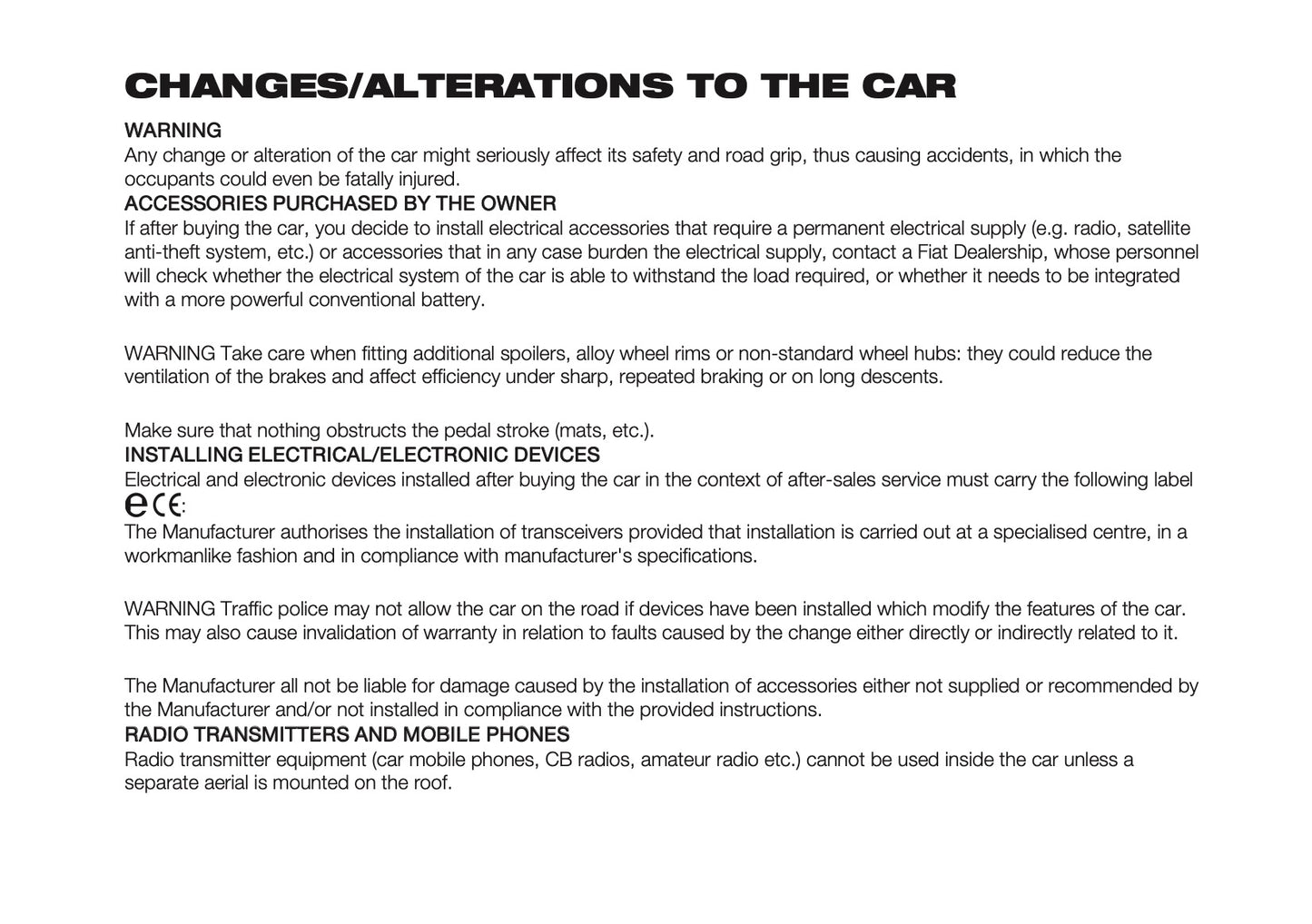 2026 Fiat 600 Owner's Manual | English