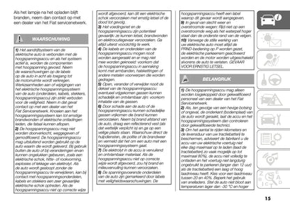 2024-2025 Fiat 600 Owner's Manual | Dutch