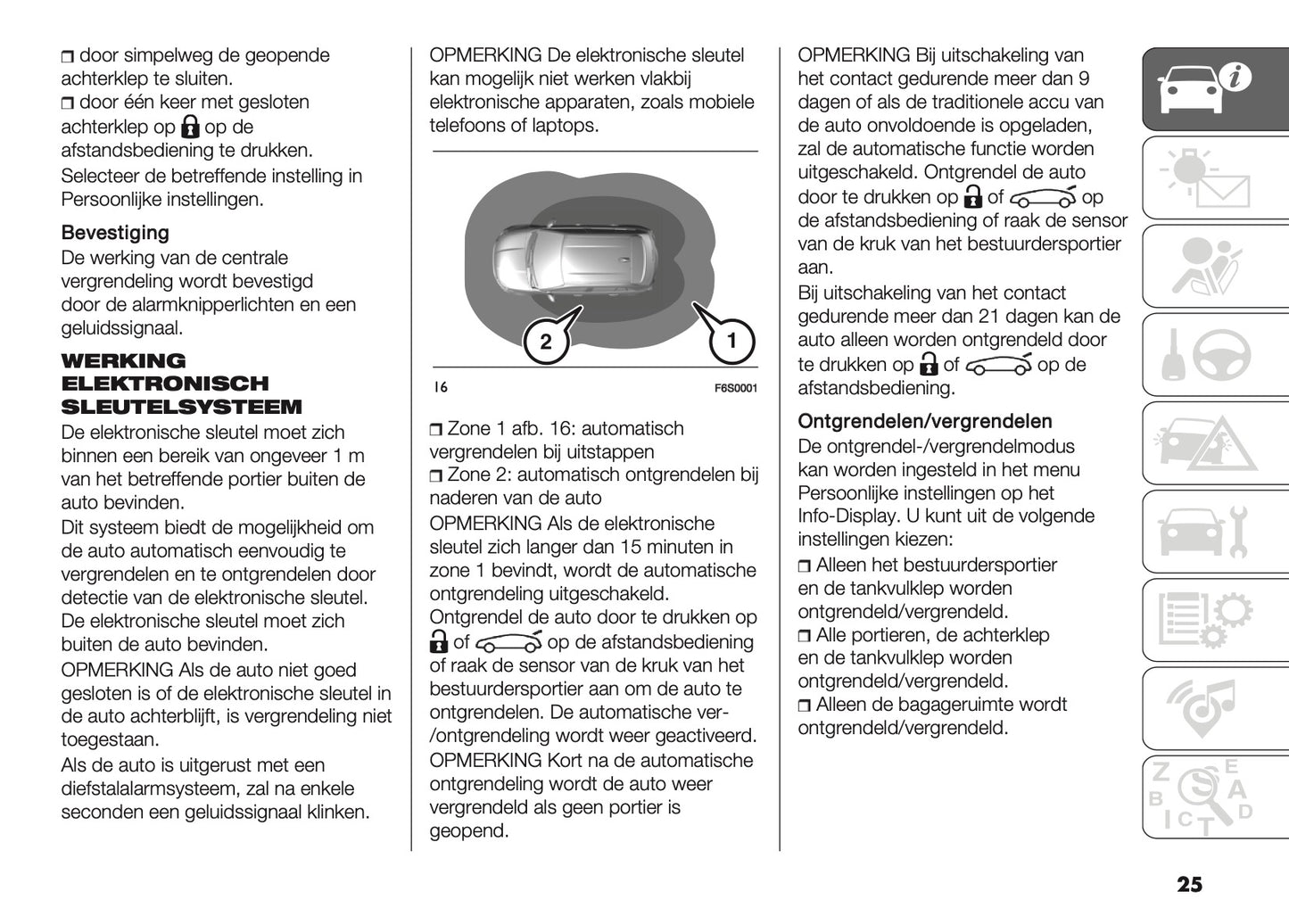 2024-2025 Fiat 600 Owner's Manual | Dutch