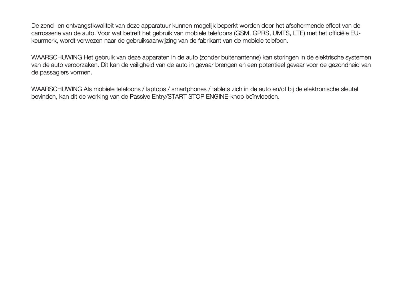 2024-2025 Fiat 600 Owner's Manual | Dutch