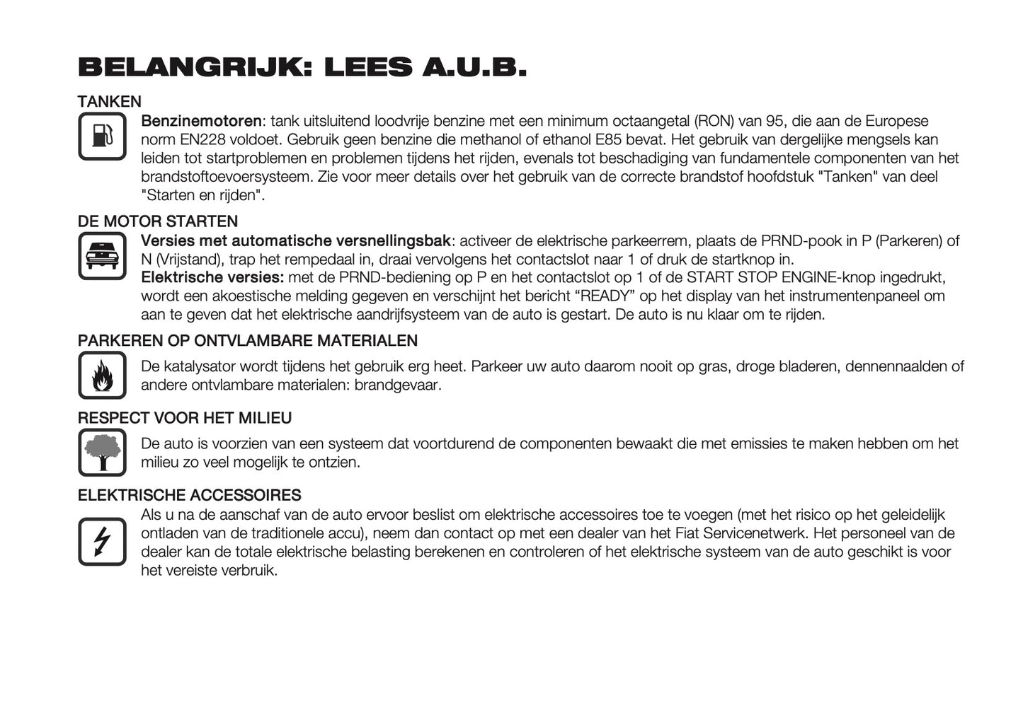 2026 Fiat 600 Gebruikershandleiding | Nederlands