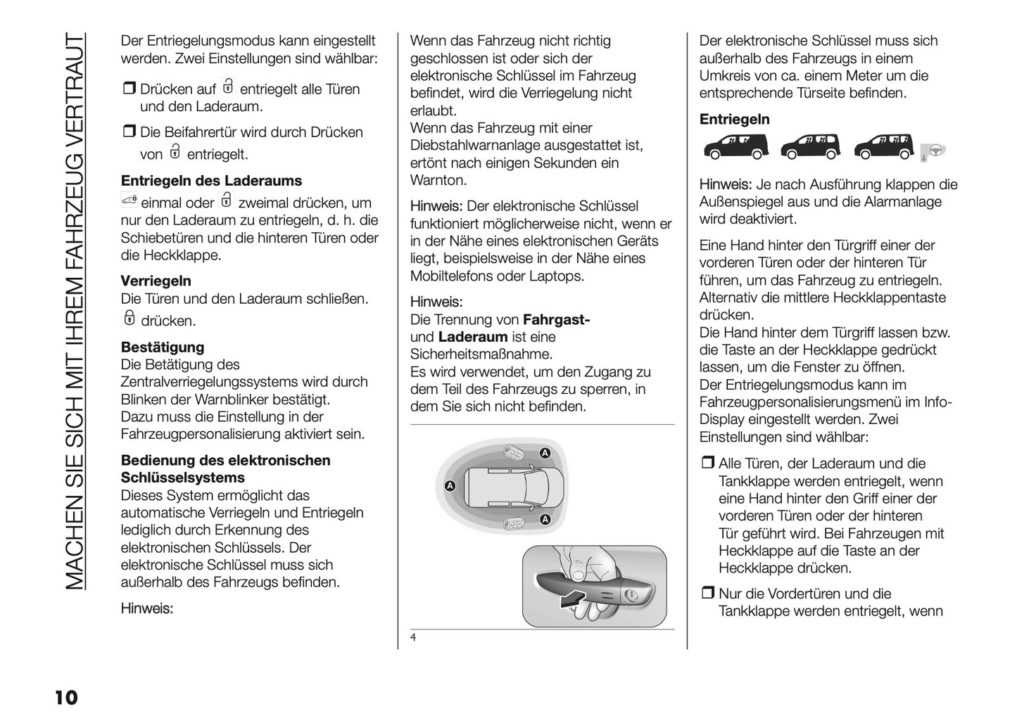 2025 Fiat Doblò Owner's Manual | German