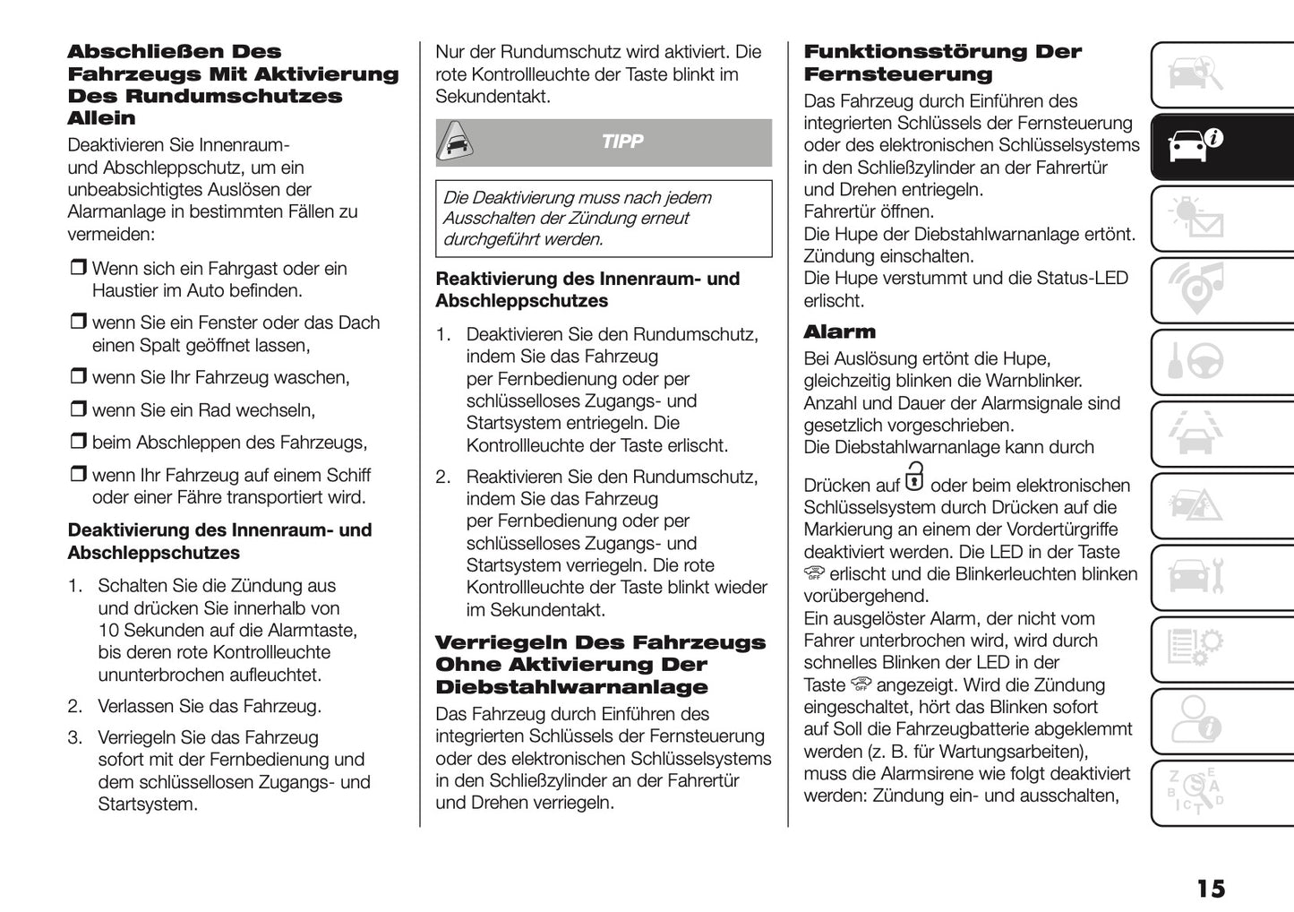 2025 Fiat Doblò Owner's Manual | German