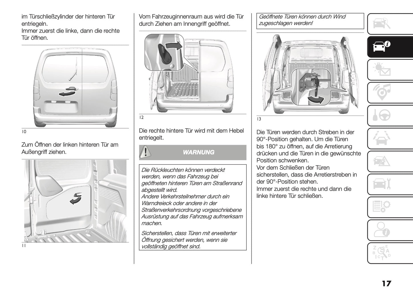 2025 Fiat Doblò Owner's Manual | German