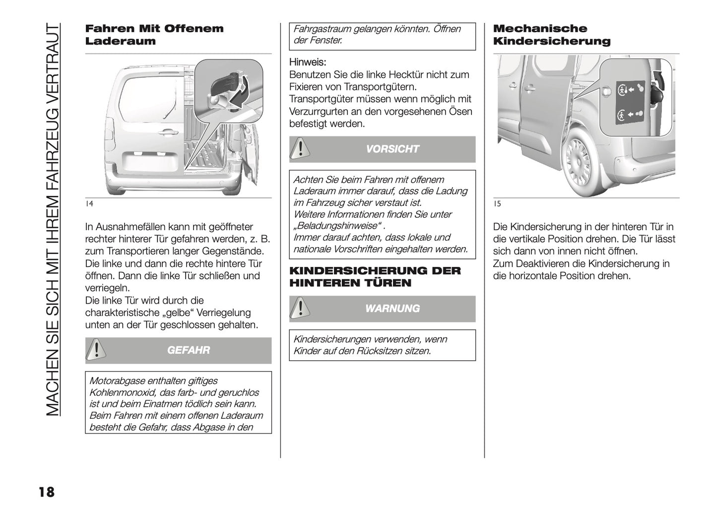 2025 Fiat Doblò Owner's Manual | German