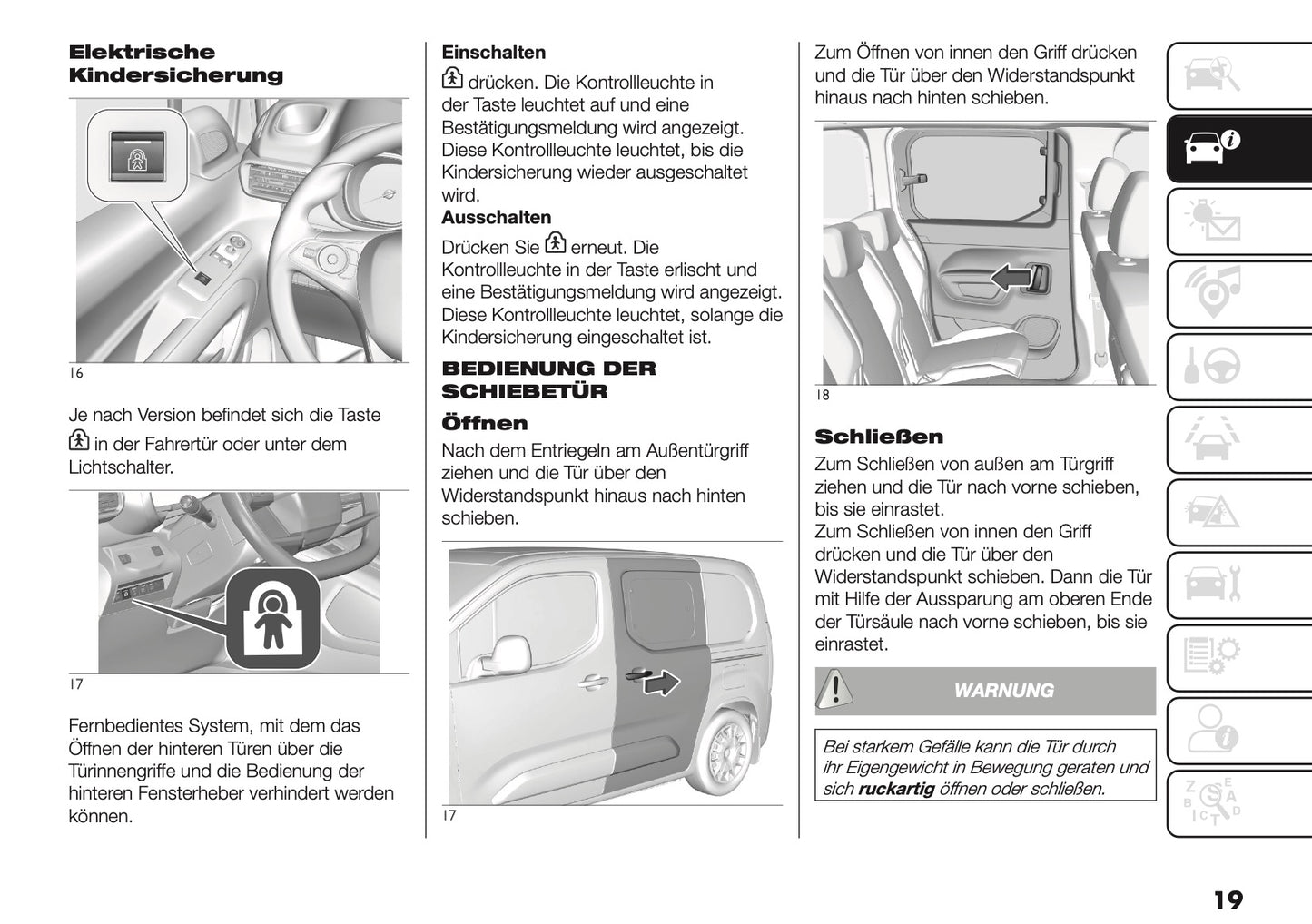 2025 Fiat Doblò Owner's Manual | German