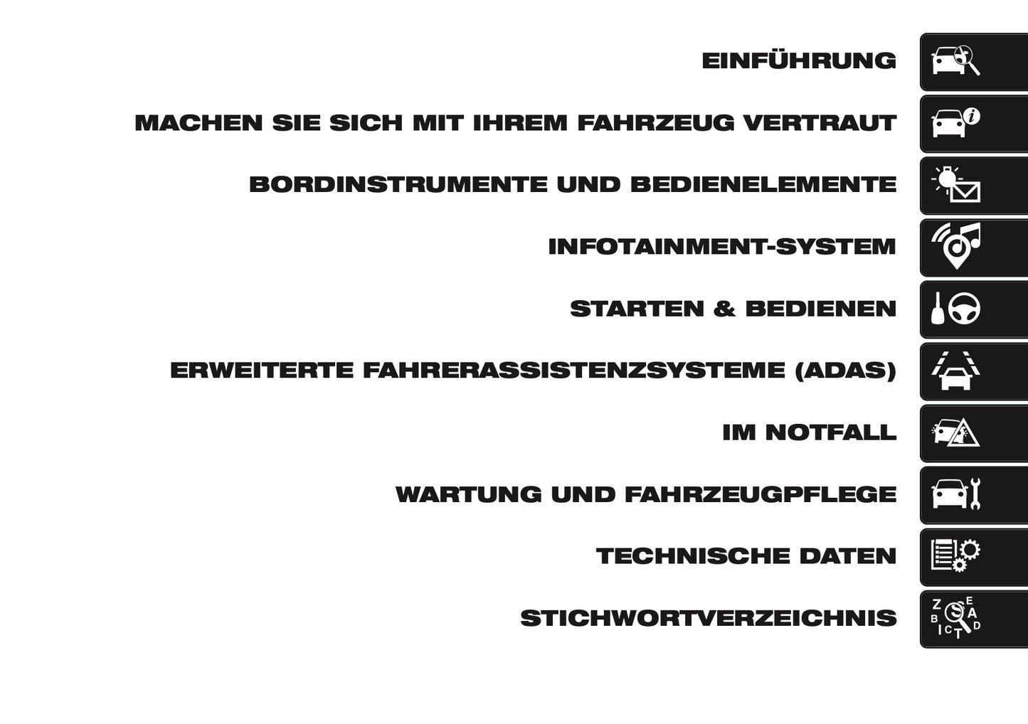 2026 Fiat Doblò Owner's Manual | German